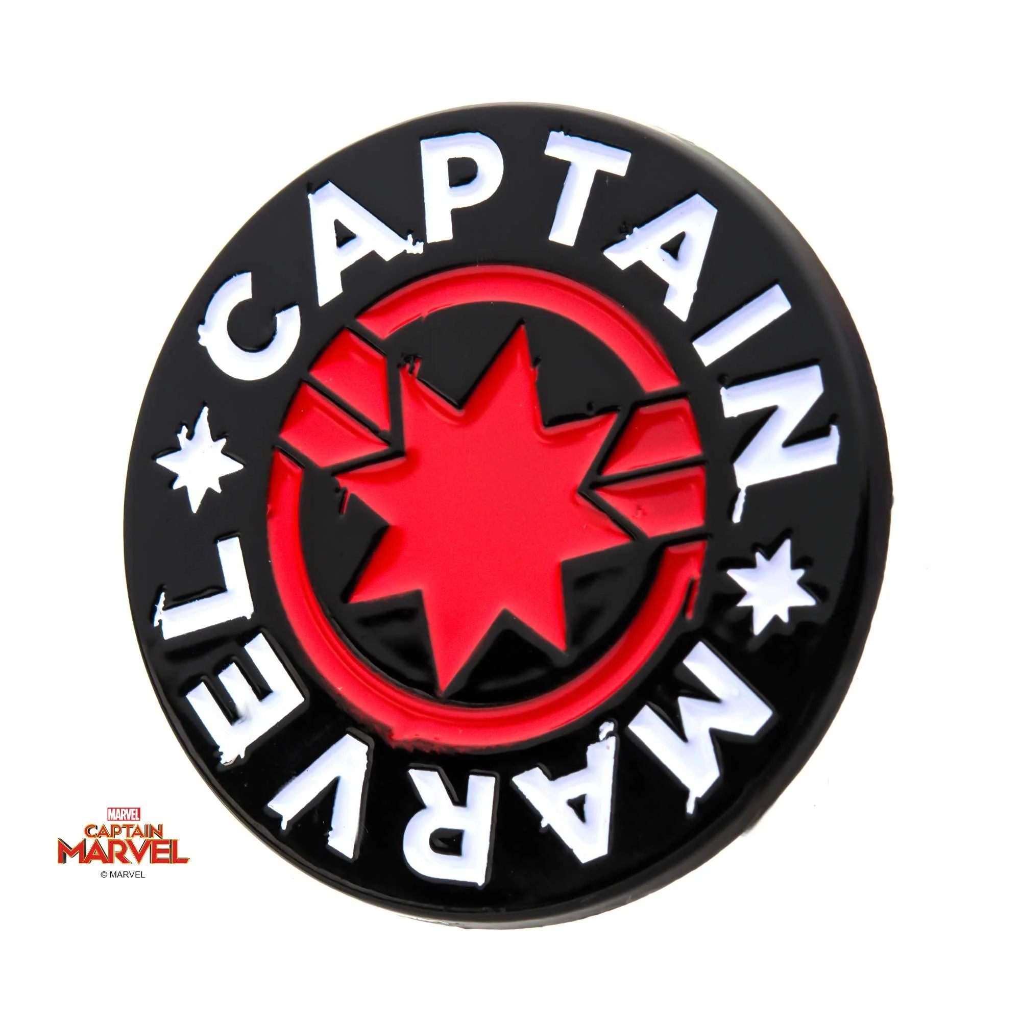 Captain Marvel Red/White Enamel Pin - Image 3